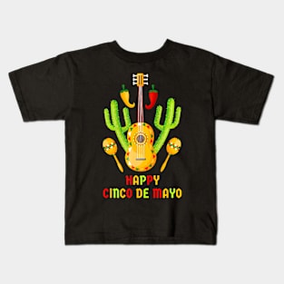 Cinco De Mayo Mexican Fiesta 5 De Mayo Group Squad Kids T-Shirt